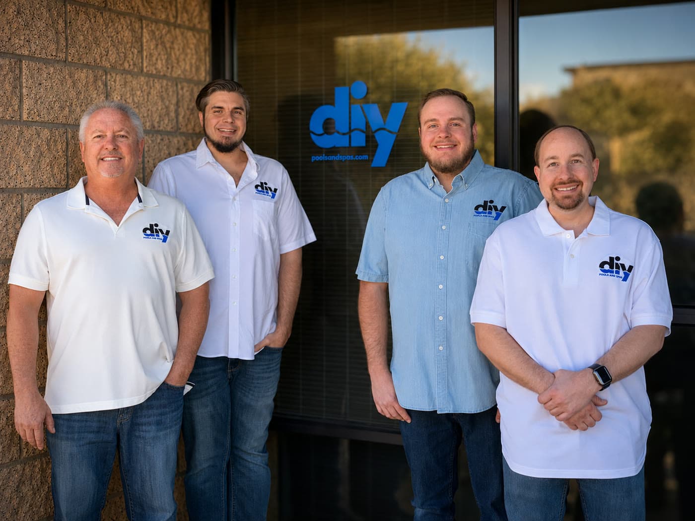 The Stephenson family, founders of DIY Pools & Spas